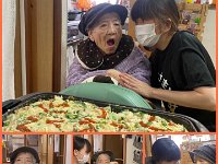 20220117Breaking kagami mochi rice cake